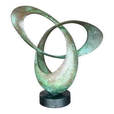 Un bon prix. Décoration de jardin de maison de cuivre de bronze d'acier sculptures d'artisanat en métal statue patine rouillée en ligne