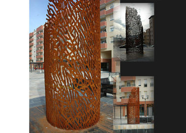 Un bon prix. Sculpture en acier en Corten de coupe de laser en métal, sculptures rouillées en jardin en métal en ligne