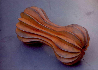 Un bon prix. Forme rouillée d'haltère de métier de décoration en métal de sculpture en acier d'intérieur en Corten en ligne