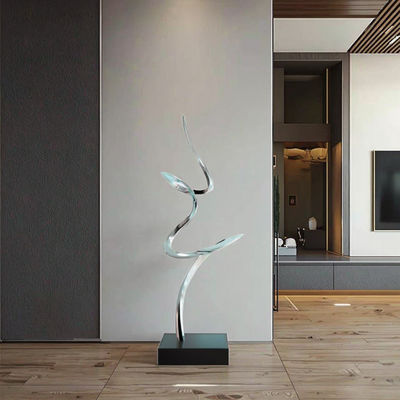 Un bon prix. Mirror Polished Modern Abstract Metal Art Sculpture Elegant Luxury Decor for Interior Spaces en ligne