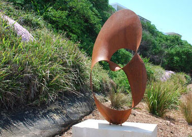 Métier rouillé durable de sculpture en acier en jardin de Corten de décoration d'art