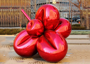 Grande longueur titanique du revêtement 300cm de sculpture peinte en métal de plaza en métal par décoration