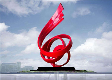 Un bon prix. Sculpture abstraite en acier inoxydable de style de flamme, sculpture en acier en artistes d'illustrations en ligne