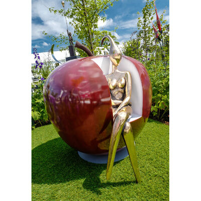 Un bon prix. « Contemplation » – Figure en bronze sur chaise pomme thermolaquée en ligne