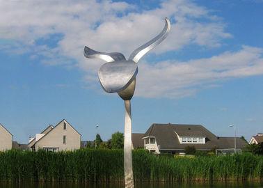 Un bon prix. Grands sculpture en fleur en métal, art de jardin et couleur modernes de coutume de sculpture en ligne