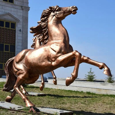 Un bon prix. Gardien éternel: Monumental cheval en bronze pour le domaine et le jardin en ligne