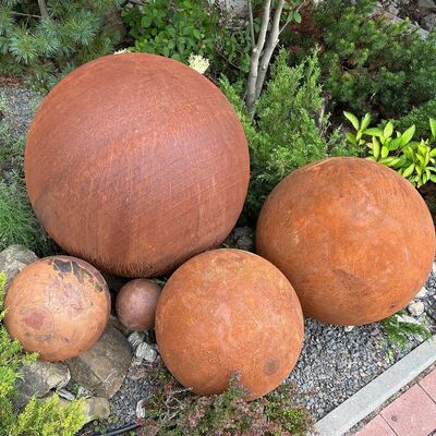 Un bon prix. Coupe en acier corten en acier jardin extérieur paysagisme art sculpture en ligne