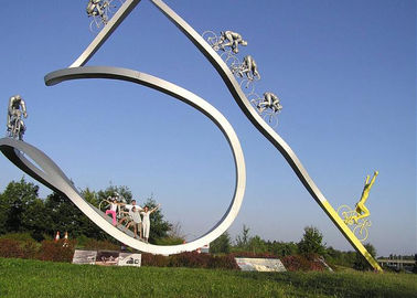 Un bon prix. Grande taille adaptée aux besoins du client en métal d'abrégé sur jardin de sculpture en métal par sculpture en ligne