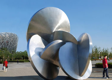 Un bon prix. Le grand métal extérieur de décoration moderne sculpte tout l'acier inoxydable 316L en ligne