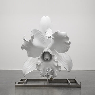 Un bon prix. Sculpture de fleurs en acier inoxydable pour décoration de jardin en ligne