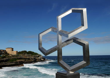 Un bon prix. Sculpture anticorrosion en acier inoxydable de décoration moderne de bord de la mer en ligne