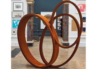 Un bon prix. Sculpture contemporaine en métal de grande d'art de métier de ruban de Corten sculpture en acier moderne en jardin en ligne