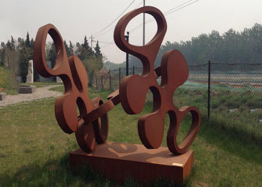 Un bon prix. Ornement rouillé de jardin en métal de conception d'art de sculpture en acier contemporaine en Corten en ligne