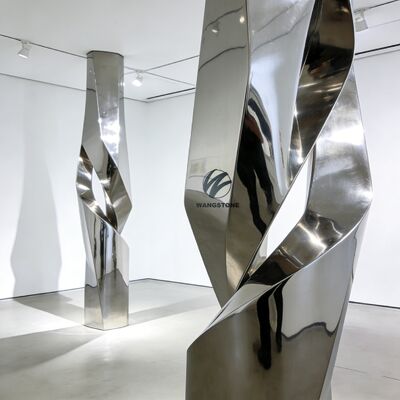 Un bon prix. Galerie d'art sur mesure Sculpture en acier inoxydable métallique décoratif Statue sur mesure Aménagement paysager en ligne