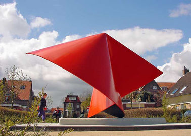 Un bon prix. Le jardin contemporain carré moderne sculpte l'art de public d'acier inoxydable en ligne