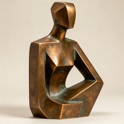 Un bon prix. Décoration d'art en métal, sculpture en bronze et cuivre, statue pour extérieur, aménagement paysager de jardin en acier en ligne