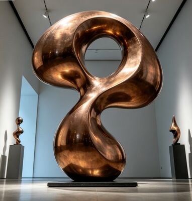 Un bon prix. Décoration artistique personnalisée en métal, sculpture en bronze et cuivre, statue, projet d'art public paysager, fournisseur de fabrication en ligne