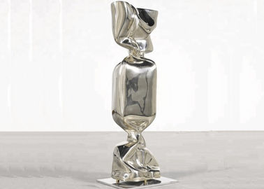 Un bon prix. Acier inoxydable poli de sculpture extérieure géante en sucrerie de décoration moderne en ligne