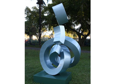 Un bon prix. Finissage peint par sculpture décorative extérieure en métal d'acier inoxydable d'Art moderne en ligne