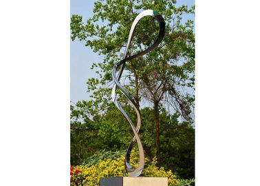 Un bon prix. Sculpture abstraite attrayante en acier inoxydable d'art contemporain pour la décoration de jardin en ligne