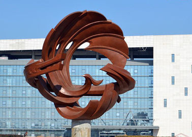 Un bon prix. Type moderne décoration abstraite extérieure de paysage de sculpture en dragon d'acier inoxydable en ligne
