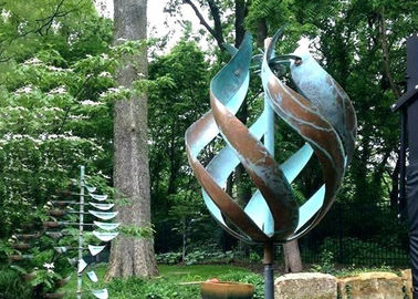Un bon prix. Stabilité cinétique de corrosion d'acier inoxydable de sculpture en vent décoratif en métal de jardin en ligne
