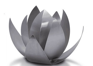 Un bon prix. Acier inoxydable de décoration de sculpture moderne en Lotus avec le métier de sablage en ligne