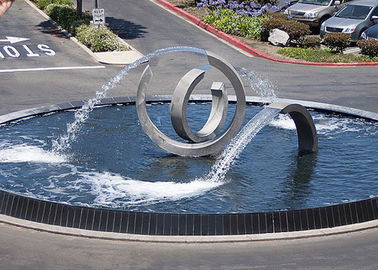 Un bon prix. Sabler la fontaine extérieure de cascade de jardin d'acier inoxydable de caractéristique de l'eau en ligne