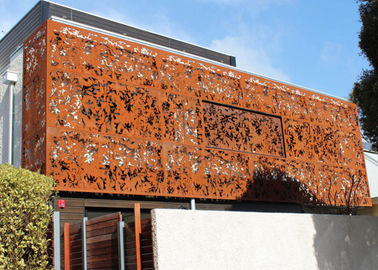 Un bon prix. Le laser a coupé le panneau en acier de Corten/la sculpture fixée au mur en métal d'écran rouillés naturellement en ligne
