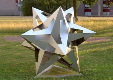 Taille normale de taille de la sculpture 150cm en étoile d'acier inoxydable de décoration de Wangstone