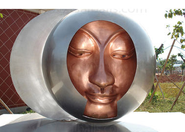 Un bon prix. Diamètre de la sculpture 200cm en jardin d'abrégé sur statue de bronze en métal de décorations de soudure en ligne