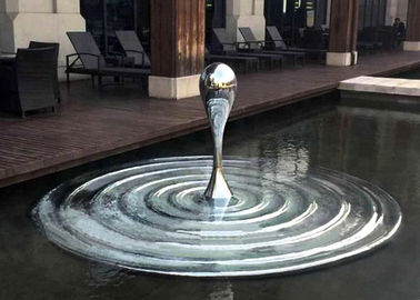 Un bon prix. Baisse moderne de l'eau de sculpture en acier inoxydable d'art fait sur commande de taille pour la piscine d'eau en ligne