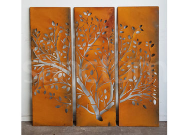 Un bon prix. Écrans/panneaux en acier rouillés de Corten en métal de sculpture d'art extérieur fiable de mur en ligne