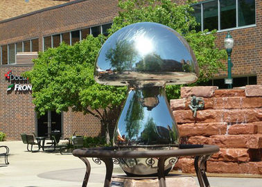 Un bon prix. Décor extérieur de jardin de sculptures célèbres en Art moderne de champignon poli par miroir en ligne