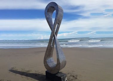 Un bon prix. Finition contemporaine de Matt de sculpture en acier inoxydable d'abrégé sur art de jardin en ligne