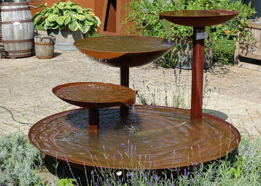 Un bon prix. Fontaine en acier de cascade de caractéristique de l'eau de Corten de cascade extérieure pour le jardin en ligne