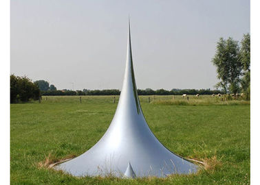 Métal extérieur poli par métal de décoration de jardin le grand sculpte la sculpture en baisse