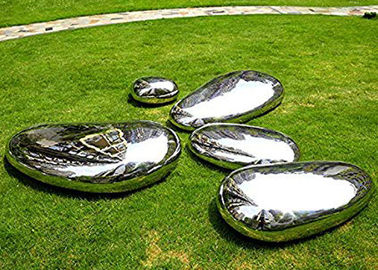 Un bon prix. Sculpture adaptée aux besoins du client en jardin polie par sculpture moderne d'acier inoxydable pour la pelouse en ligne
