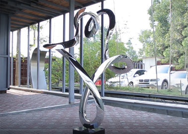 Un bon prix. Fabricants de sculpture en acier inoxydable de sculpture en acier inoxydable de miroir de décoration en ligne