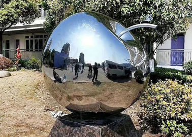 Un bon prix. La décoration extérieure moderne Apple sculptent la sculpture en acier inoxydable en ligne