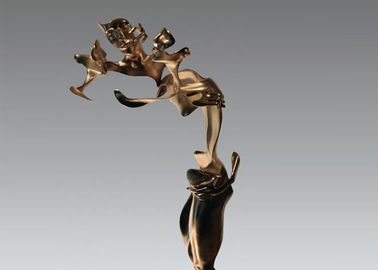 Un bon prix. Sculpture abstraite moderne en acier inoxydable de décor d'art en métal pour l'intérieur en ligne