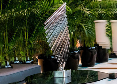 Un bon prix. Sculpture à la maison en acier inoxydable d'art de tube de métier en métal de Tableau de décor en ligne