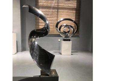 Un bon prix. Sculpture d'intérieur en acier inoxydable de décoration, sculpture en acier en métal en ligne