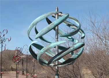 Un bon prix. Sculpture cinétique de taille d'acier inoxydable en vent fait sur commande de jardin pour le paysage en ligne