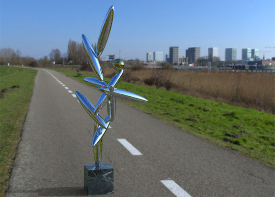 Un bon prix. Décoration intérieure contemporaine d'Art Polished Stainless Steel Sculpture en ligne