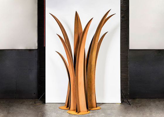 Un bon prix. Décoration 2.8m Corten grand Reed Sculpture en acier de jardin en ligne