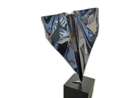 Un bon prix. Sculpture plate en acier inoxydable de la taille 316L du jardin 200cm en ligne
