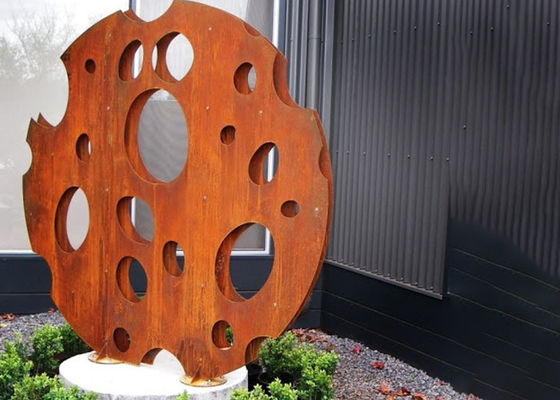 Soustrayez la statue en acier de décor de jardin de Corten de taille de 200cm