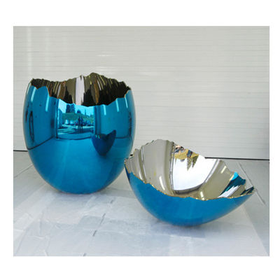Un bon prix. L'ODM a poli l'acier inoxydable Shell Egg Sculpture cassée en ligne