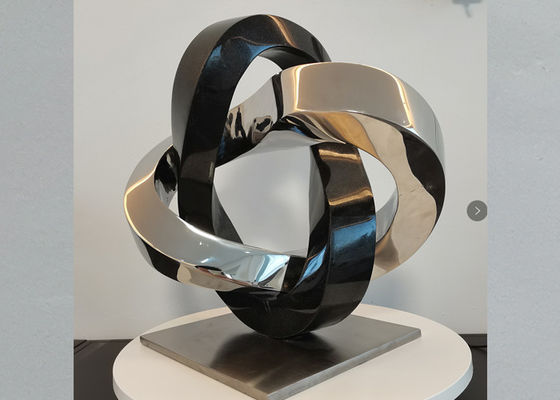 Un bon prix. Haute polie noire de la sculpture 41cm en acier inoxydable du granit 316 de résumé en ligne